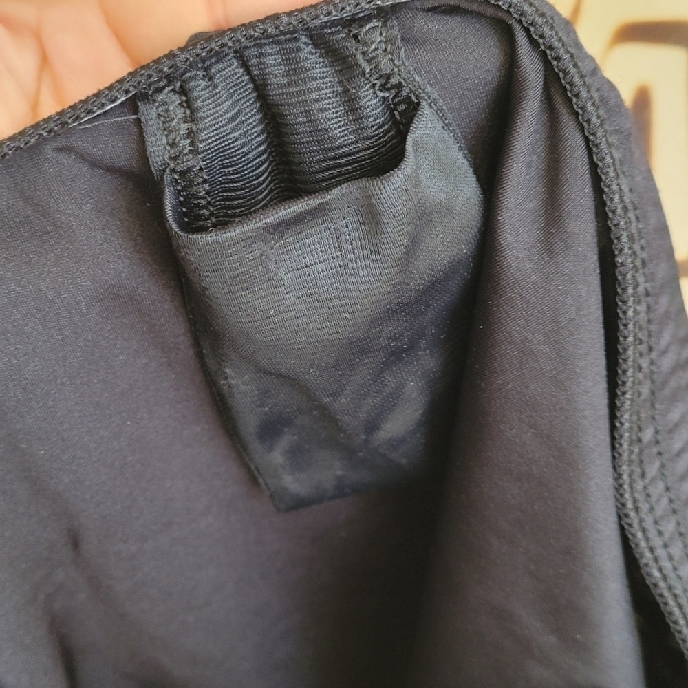 Nike Athletic Wear RN# 56323 Men's Jogger Running Pants M Black Logo Drawstring - Picture 7 of 8